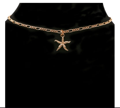 Maréa Starfish & Shell Layered Necklace - Kybele