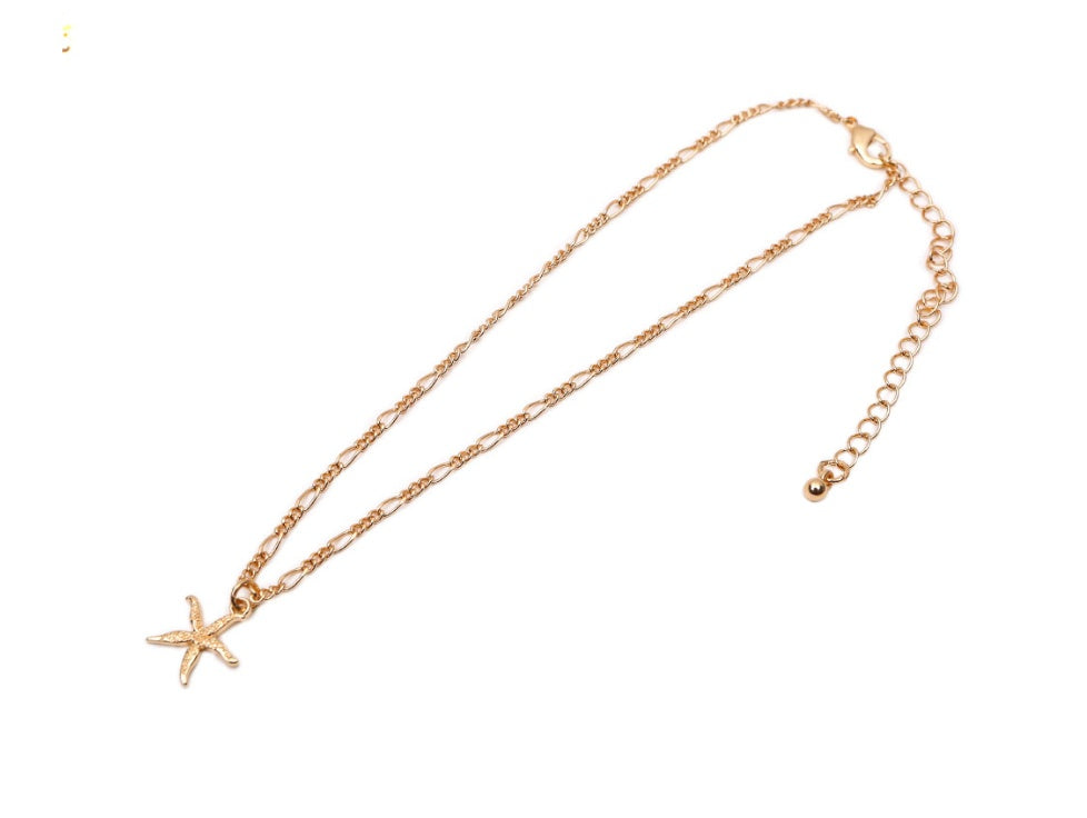 Maréa Starfish & Shell Layered Necklace - Kybele