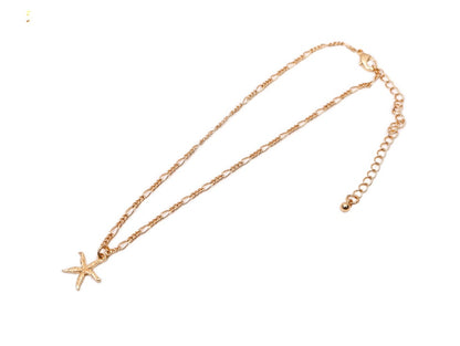 Maréa Starfish & Shell Layered Necklace - Kybele