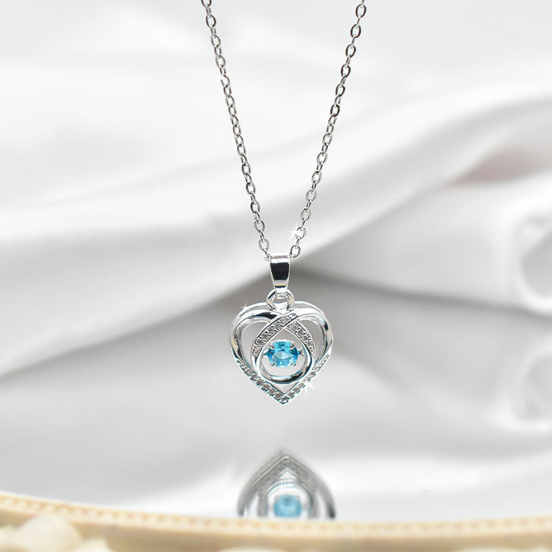 Viora Dancing Heart Necklace - Kybele