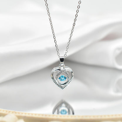 Viora Dancing Heart Necklace - Kybele