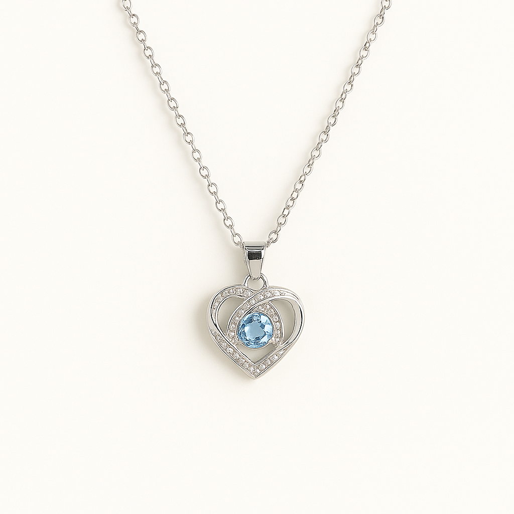 Viora Dancing Heart Necklace - Kybele