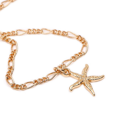 Maréa Starfish & Shell Layered Necklace - Kybele