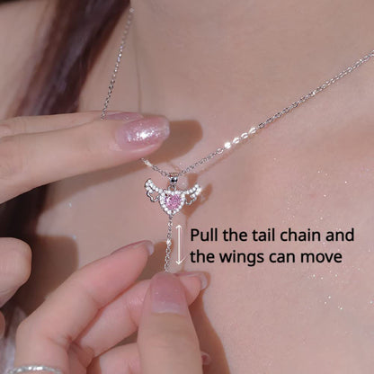 Seraphine Angel Wings Necklace - Kybele