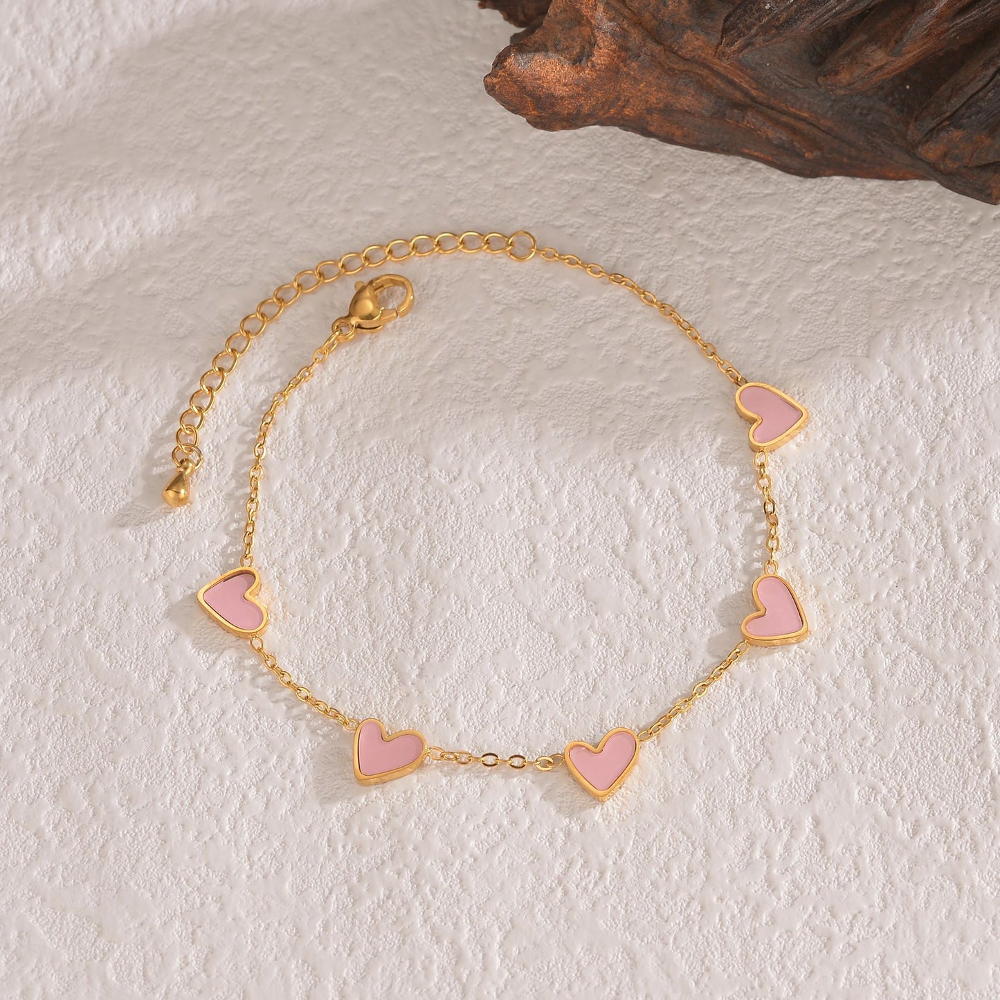 Amora Heart Drop Bracelet - Kybele