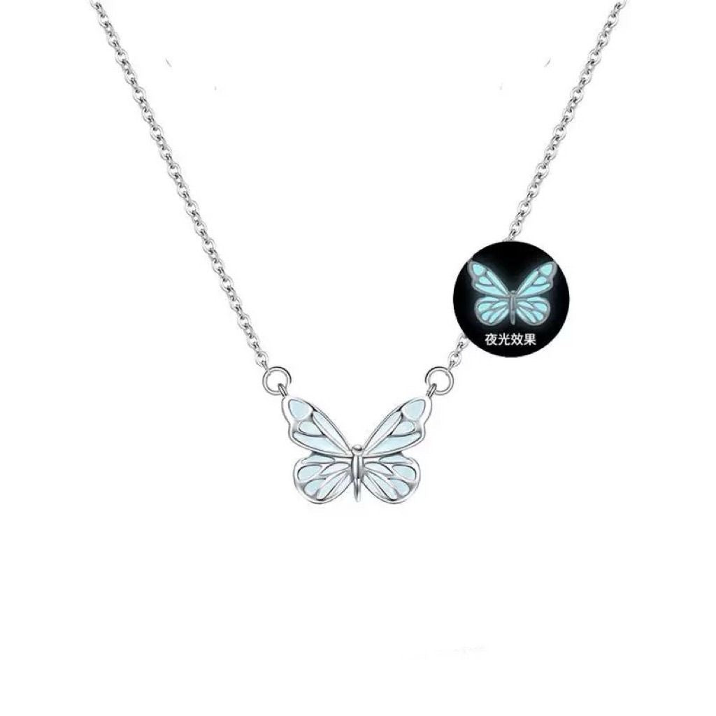Lunara Butterfly Necklace Bracelet - Kybele