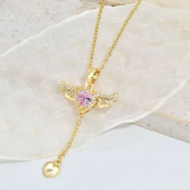 Seraphine Angel Wings Necklace - Kybele
