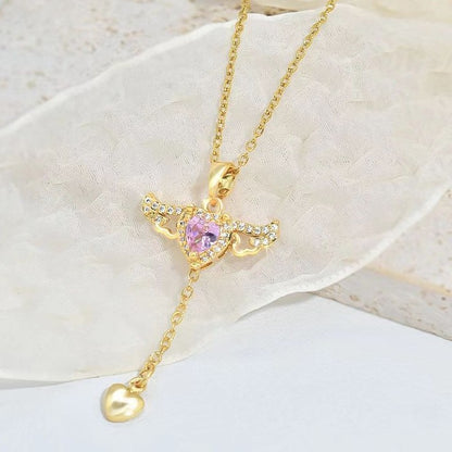 Seraphine Angel Wings Necklace - Kybele