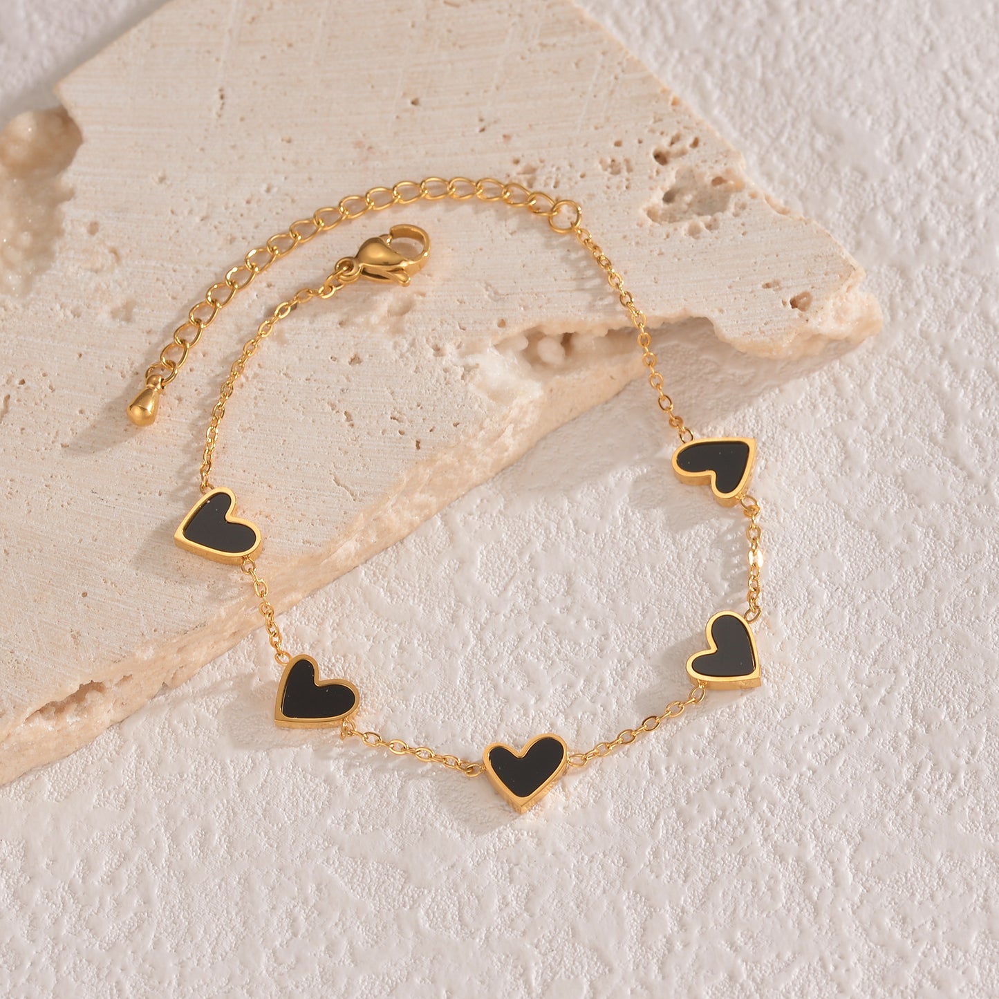 Amora Heart Drop Bracelet - Kybele